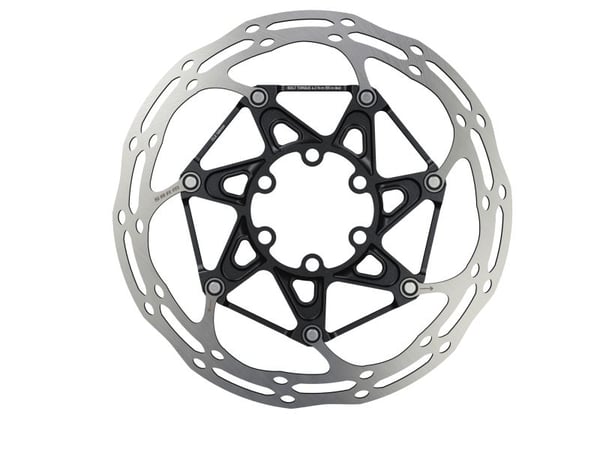 SRAM CenterLine X, Sykkelrotor, Aluminium, Sort