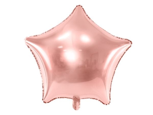 PartyDeco Star, Lekeballong, Rosegull, Star, Ikke for barn under 36 måneder, 480 mm, 50 stykker