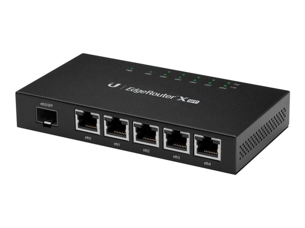 Ubiquiti EdgeRouter X SFP - Ruter - 5-ports svitsj - 1GbE