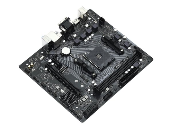 ASRock A520M-HVS - Emolevy - micro-ATX - Socket AM4 - AMD A520 piirisarja - USB 3.2 Gen 1 - Gigabit LAN - sisäinen grafiikka (CPU tarvitaan) - HD A...