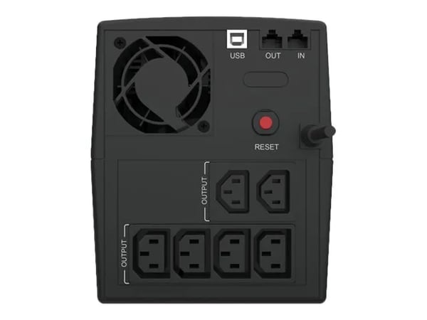 Conceptronic Zeus 03E - UPS - AC 220-240 V - 720 Watt - 1200 VA - 7 At - USB - lähtöliittimet: 6