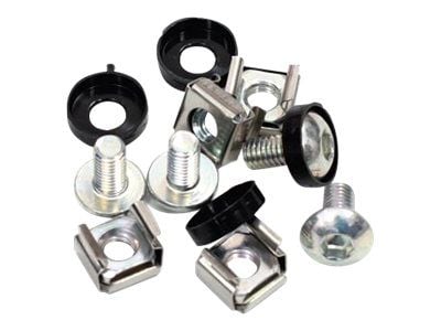 KaTLINK - Hyllskruvar, muttrar och brickor (M6) - silver - 10"/19" (paket om 4)