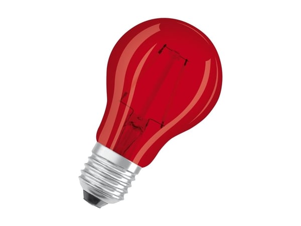 Osram STAR, 2,5 W, 7 W, E27, 45 lm, 15000 t, Rød