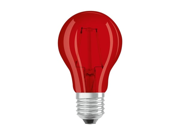 Osram STAR, 2,5 W, 7 W, E27, 45 lm, 15000 t, Rød