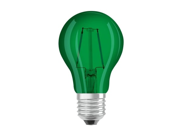Osram STAR, 4 W, 7 W, E27, 45 lm, 15000 h, Vihreä