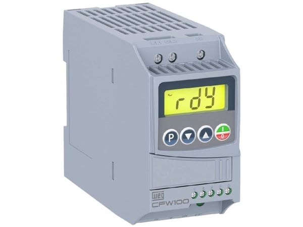 WEG Frekvensomformer CFW100 A 01P6 S2 0,18 kW 1-sarja 200 V, 240 V