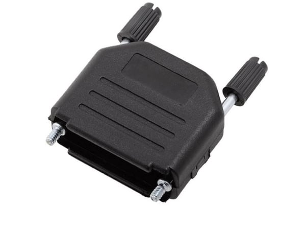 encitech DPPK15-BK-K 6260-0101-02 D-Sub-pol 15 plast, metallisert 180° sort 1 stk