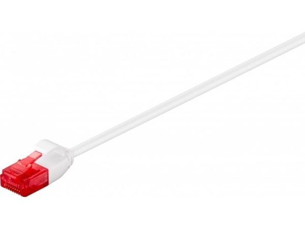 Goobay 93710, 10 m, Cat6, U/UTP (UTP), RJ-45, RJ-45, Hvit