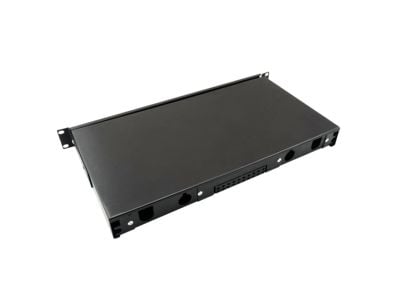 LogiLink F24LC4B, SC, Telinekiinnitys, 1U, Musta, Metalli, 480 mm
