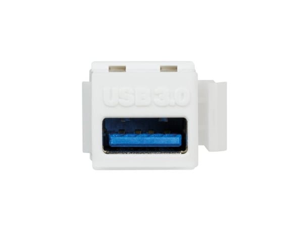 LogiLink NK0015, Tasainen, Valkoinen, USB A, Pääte, Naaras, Nikkeli
