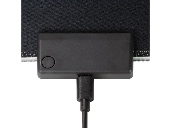 LogiLink ID0183, Musta, Yksivärinen, Polyesteri, Kumi, USB-virta, Useita, Pelihiirimatto