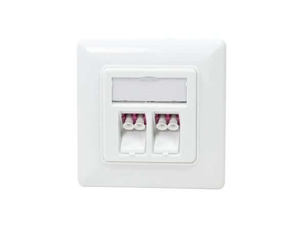 LogiLink NK4024, LC-D, Vit, Polykarbonat, 80 mm, 20 mm, 80 mm