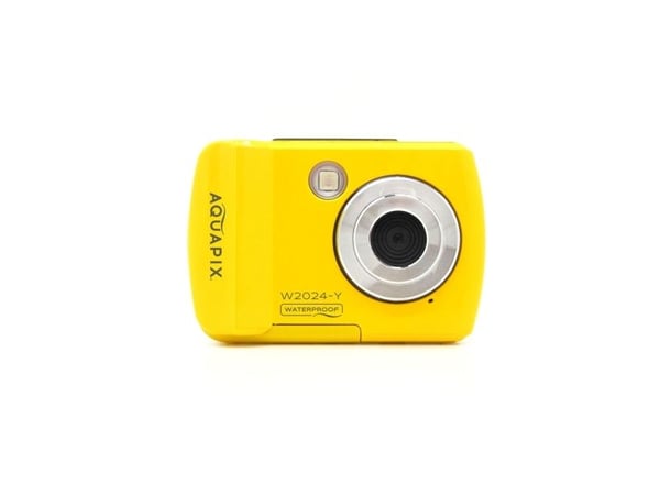 Easypix Aquapix W2024 Splash - Digitalkamera - kompakt - 5.0 MP / 16.0 MP (interpolert) - 720 p - under vannet inntil 3 m - gul