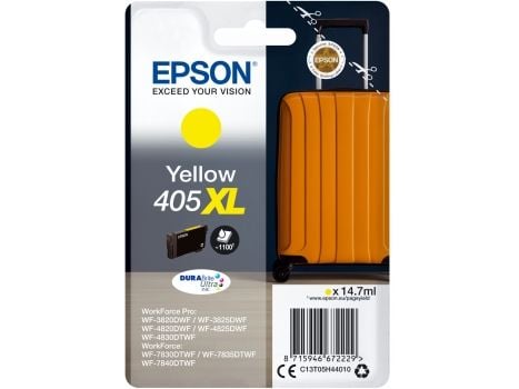 Epson Singlepack Yellow 408 DURABrite Ultra Ink, Perusvärintuotto, Väriainepohjainen muste, 14,7 ml, 1100 sivua, 1 kpl, Kertapakkaus