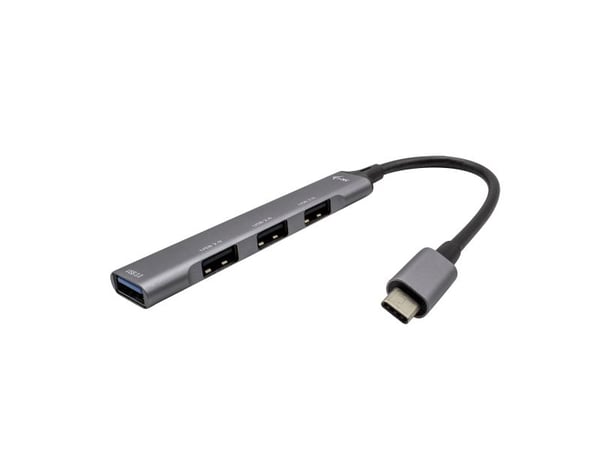 i-Tec - Hub - 1 x SuperSpeed USB 3.0 + 3 x USB 2.0 - stasjonær