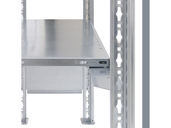 Følgesektion Boltless lagerreol, bjælker 2000x750x300 150 kg/hylde