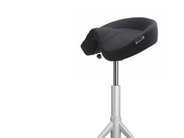 BackApp Smart Nordic Wool, sort med alugråt understel