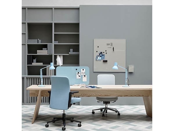 Glastavle Mood Wall, 1000x1000 mm, Ren hvid