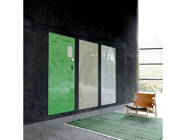 Glastavla Mood Wall 750x1500 mm ren vit