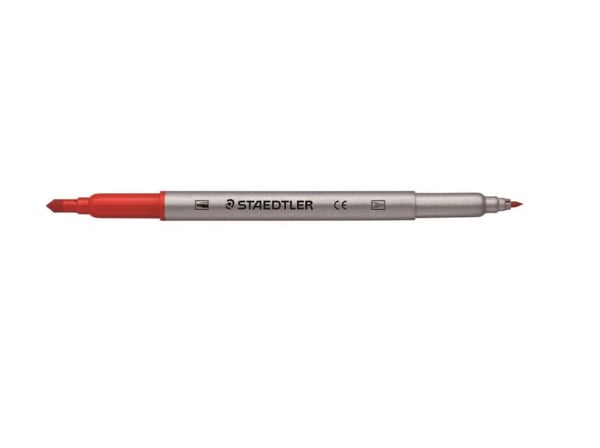 STAEDTLER - Twin-tip-markør - assorterte farger - 0.5-0.8 mm / 3 mm - smal / bred (en pakke 72)