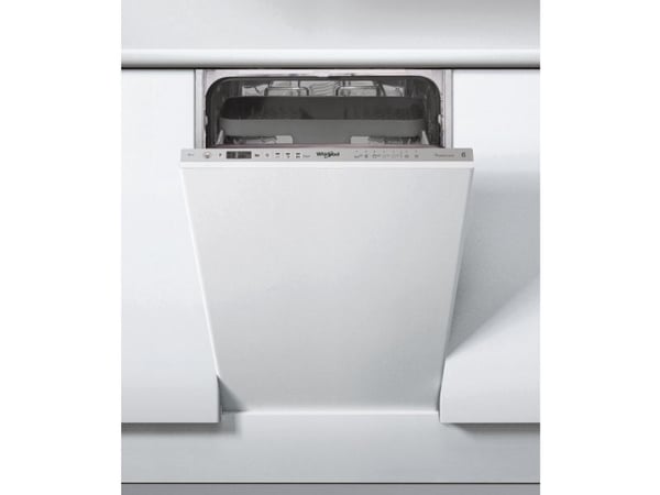 Whirlpool WSIO 3T223 PCE X, Fullstendig innebygget, Slimline (45 cm), Rustfritt stål, Knapper, 1,3 m, 1,55 m