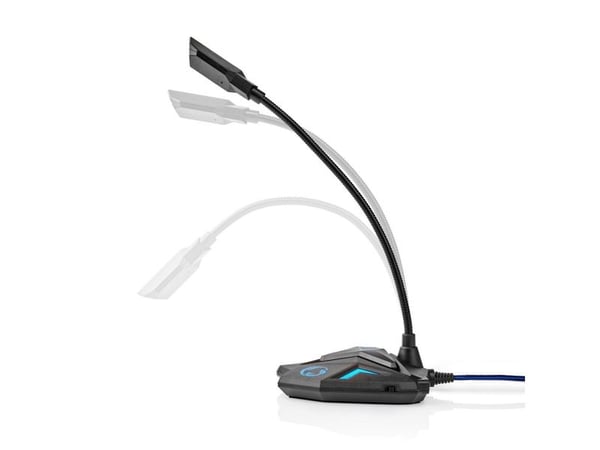 Nedis GMICGU100BK, PC-mikrofon, -30 dB, 50 - 16000 Hz, 2200 O, 60 dB, 110 dB