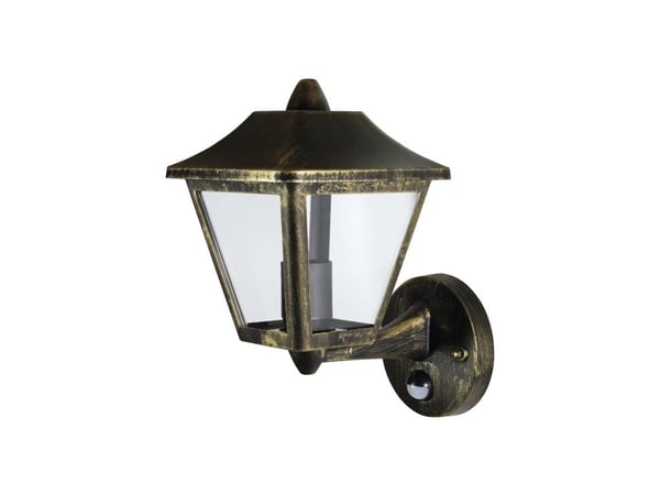 LEDVANCE ENDURA CLASSIC Tradition, Vegglys, Sort, Gull, Aluminium, IP44, Inngang, Fasade, Gangsti, Terrasse, I