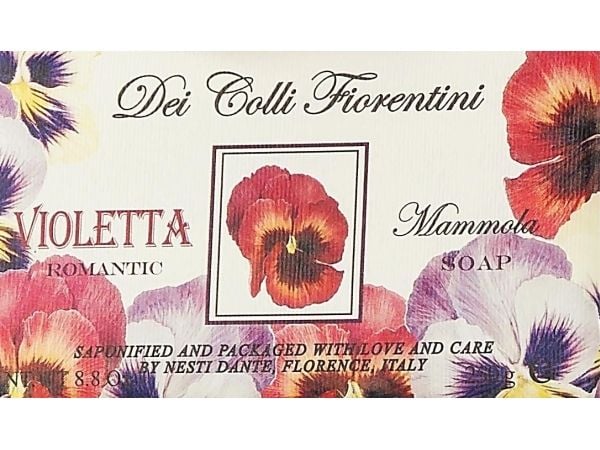Nesti Dante Dei Colli Fiorentina Triple Milled Vegetal Soap Violetta Romantic 250 g