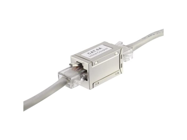 Renkforce RF-4723812, Flat, Hvit, RJ-45, RJ-45, Hunkjønn, Hunkjønn