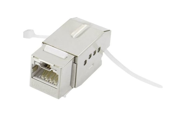 Renkforce RF-4848594, Tasainen, Valkoinen, RJ-45, Naaras, 22/26, 500 MHz