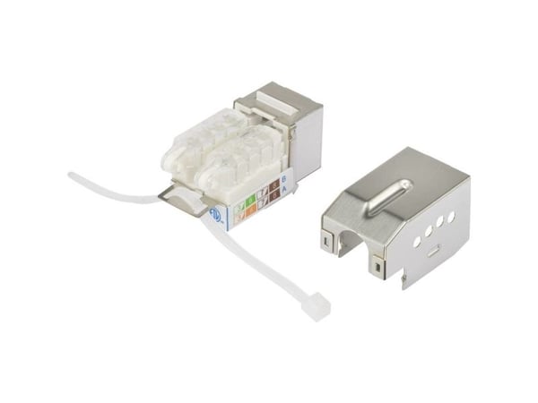 Renkforce RF-4848597, Flat, Hvit, RJ-45, Hunkjønn, 22/26, 500 MHz