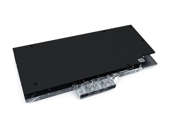Alphacool Eisblock Aurora Acryl GPX-A, Vannblokk + kjøleribbe, Sort, Gjennomsiktig, MSI Radeon RX 6800 Gaming X Trio, MSI Radeon RX 6800 XT Gaming ...