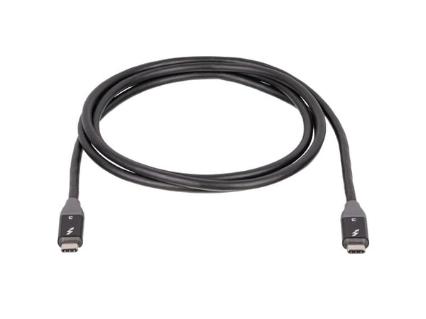 Akyga AK-USB-34, 1,5 m, USB C, USB C, Thunderbolt 3, Musta