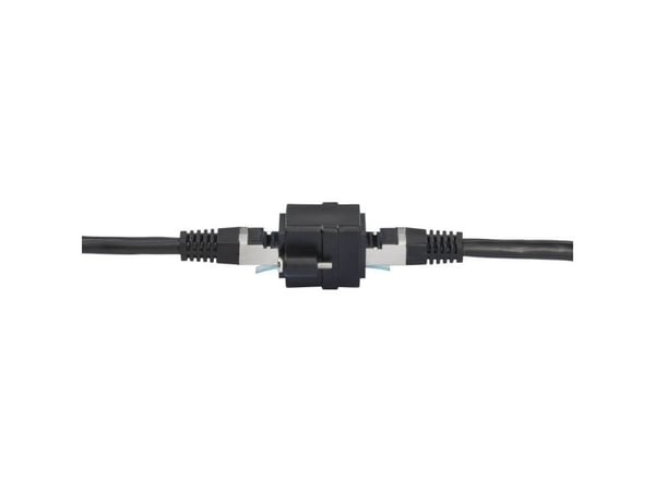 Renkforce RF-4712202, Flat, Sort, RJ-45, RJ-45, Hunkjønn, Hunkjønn