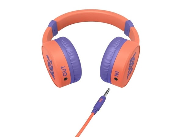 Energy Sistem Lol&Roll Pop, Koblet med ledninger (ikke trådløs), Musikk, 20 - 20000 Hz, 105 g, Hodesett, Oransje, Lilla