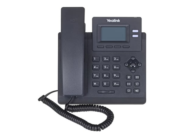 Yealink SIP-T31 - VoIP-telefon med opkalds-ID - 5-vejs opkaldskapacitet - SIP, SIP v2, SRTP - 2 linier - klassisk grå