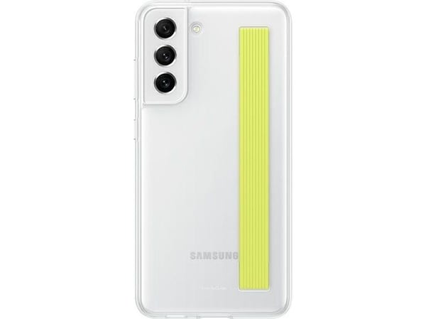 Samsung EF-XG990 - Bakdeksel til mobiltelefon - termoplastisk polyuretan (TPU), polykarbonat - hvit - for Galaxy S21 FE 5G