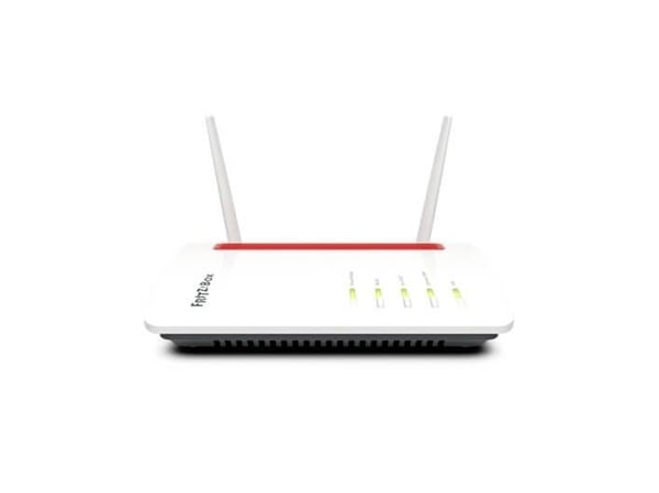 FRITZ!Box 6850 5G - Trådløs ruter - WWAN 4-portssvitsj - 1GbE - Wi-Fi 5 - Dobbeltbånd - 3G, 4G, 5G - VoIP-telefonadapter
