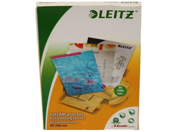 Lamineringslommer Leitz A5 80 micron klar (100 stk.)