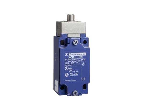 Schneider Electric XCKJ161H29, Ledningsført, Zamak, IP66, Blå, CCC CSA UL, 40 mm