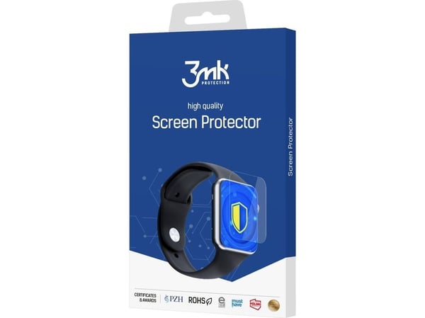 3MK All-Safe Booster Watch-pakke med monteringsset for folie til smartklokke, 1 stk