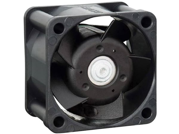 ebm-papst 412JHH, Vifte, 4 cm, 13000 RPM, 24 m³/t, Sort