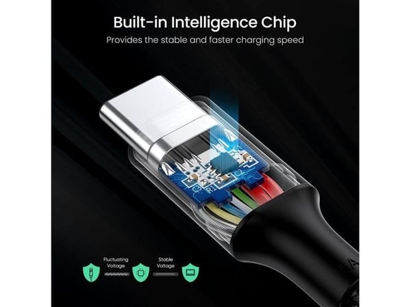 Ugreen 70429, 1 m, USB C, USB C, 480 Mbit/s, Lajittelu