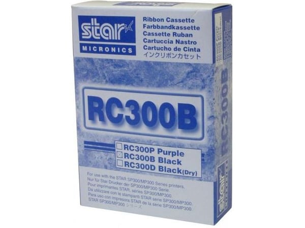 Star RC300B - Sort - print-bånd - for Star SP300
