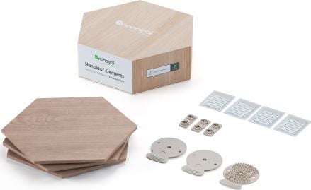 Nanoleaf Elements Wood Look Hexagons Expansion Pack - 3PK