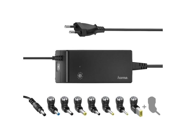 Hama Universal Power Supply Unit - Strømadapter - AC 100-240 V - 90 watt - svart