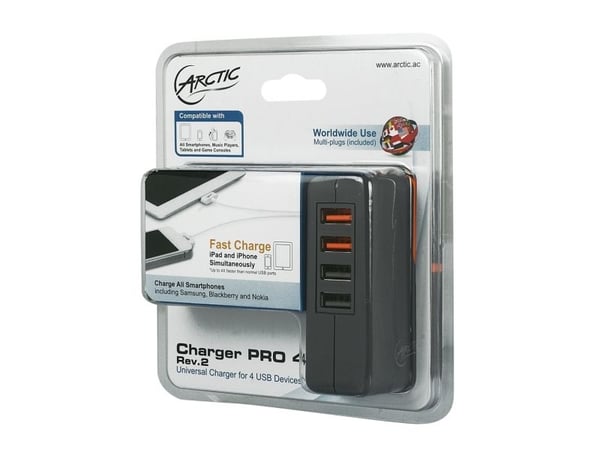 ARCTIC PSAEQ-AC01301-BL, Sisätila, USB, 5 V, Harmaa
