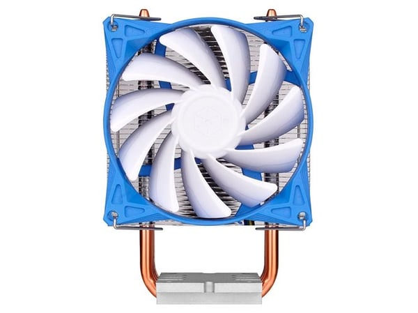 Silverstone SST-AR08, Kjøler, 9,2 cm, 1500 RPM, 2800 RPM, Blå, Metallisk, Hvit