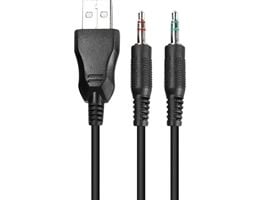 Marvo HG8901, Koblet med ledninger (ikke trådløs), Spilling, 20 - 20000 Hz, 450 g, Hodesett, Sort