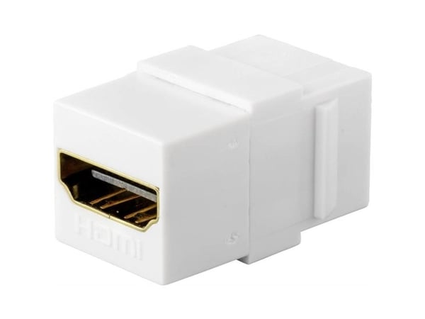 Renkforce RF-4532674, Tasainen, Valkoinen, HDMI, HDMI, Naaras, Naaras
